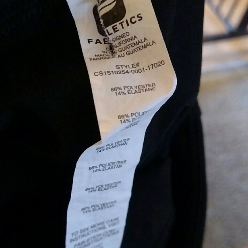 Fabletics Black Athletic Capri Pants - image 3